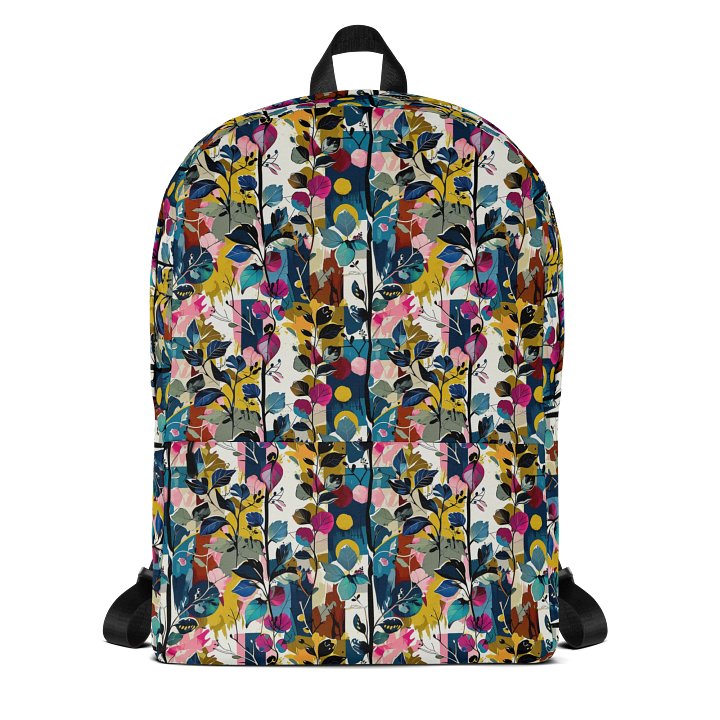 Floral Fusion All-Over Print Backpack product image (2)