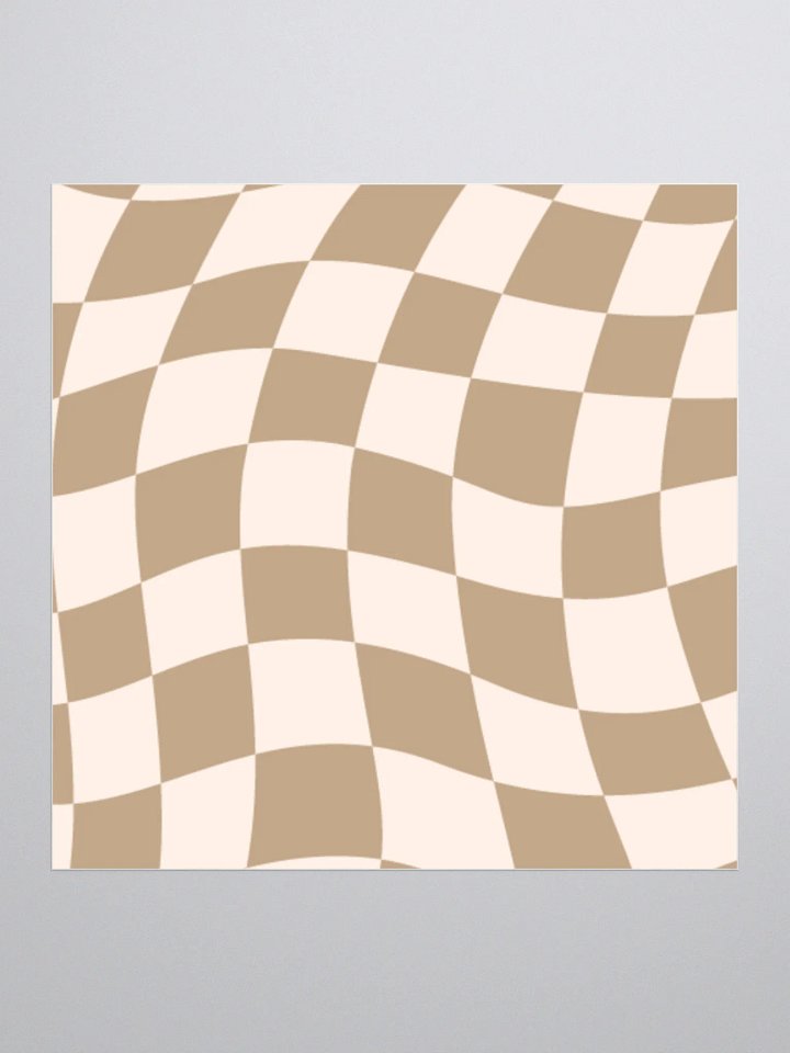 Brown preppy area sticker product image (1)
