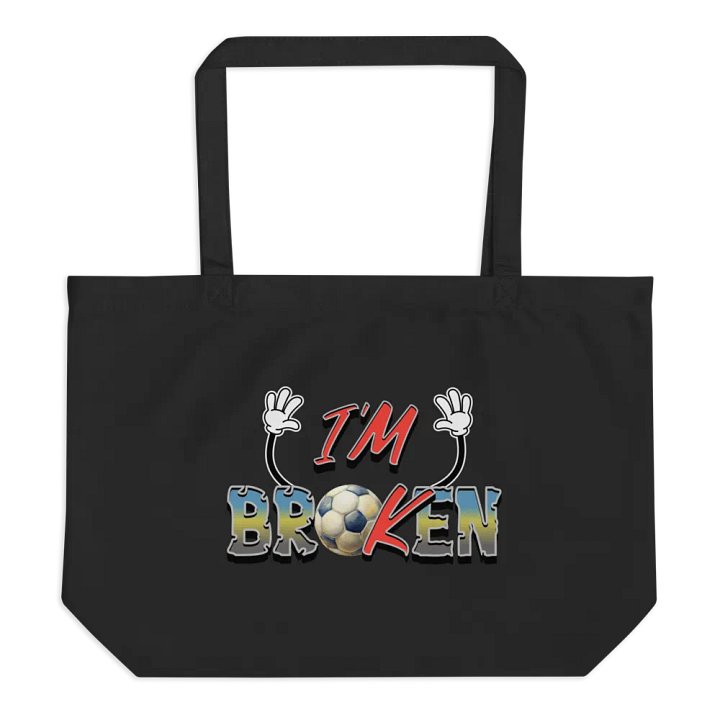 Im Broken Soccer Ball Tote product image (1)