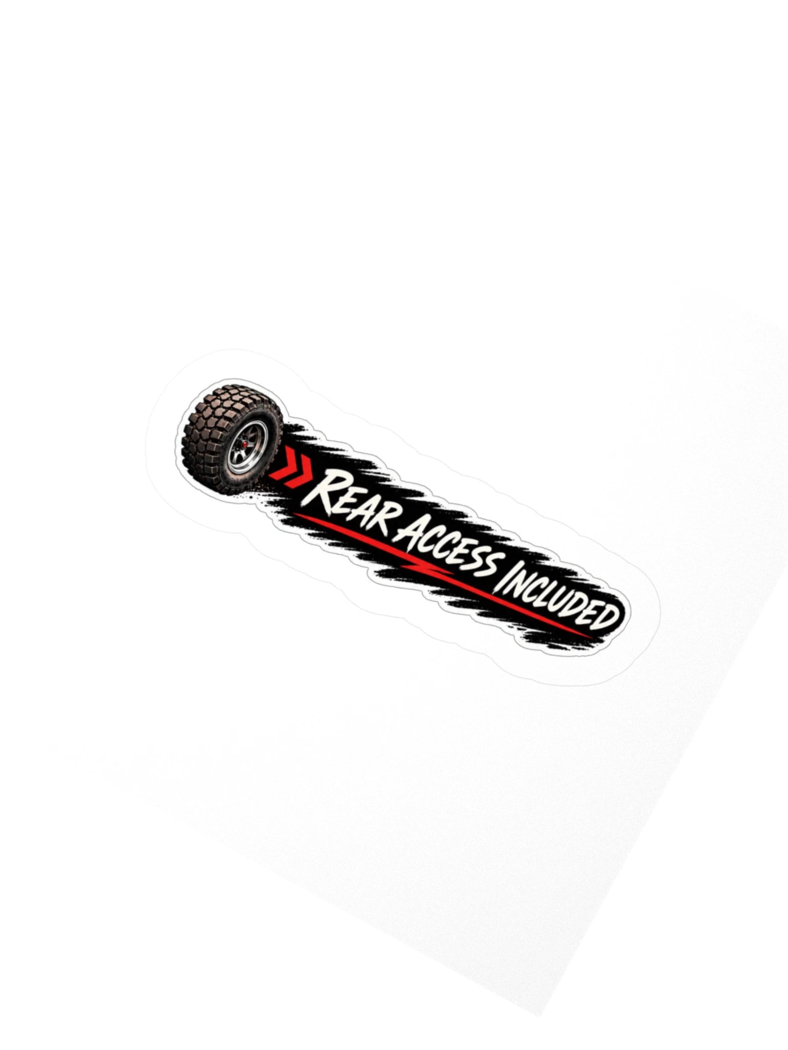 Rear Access Included Sticker product image (2)