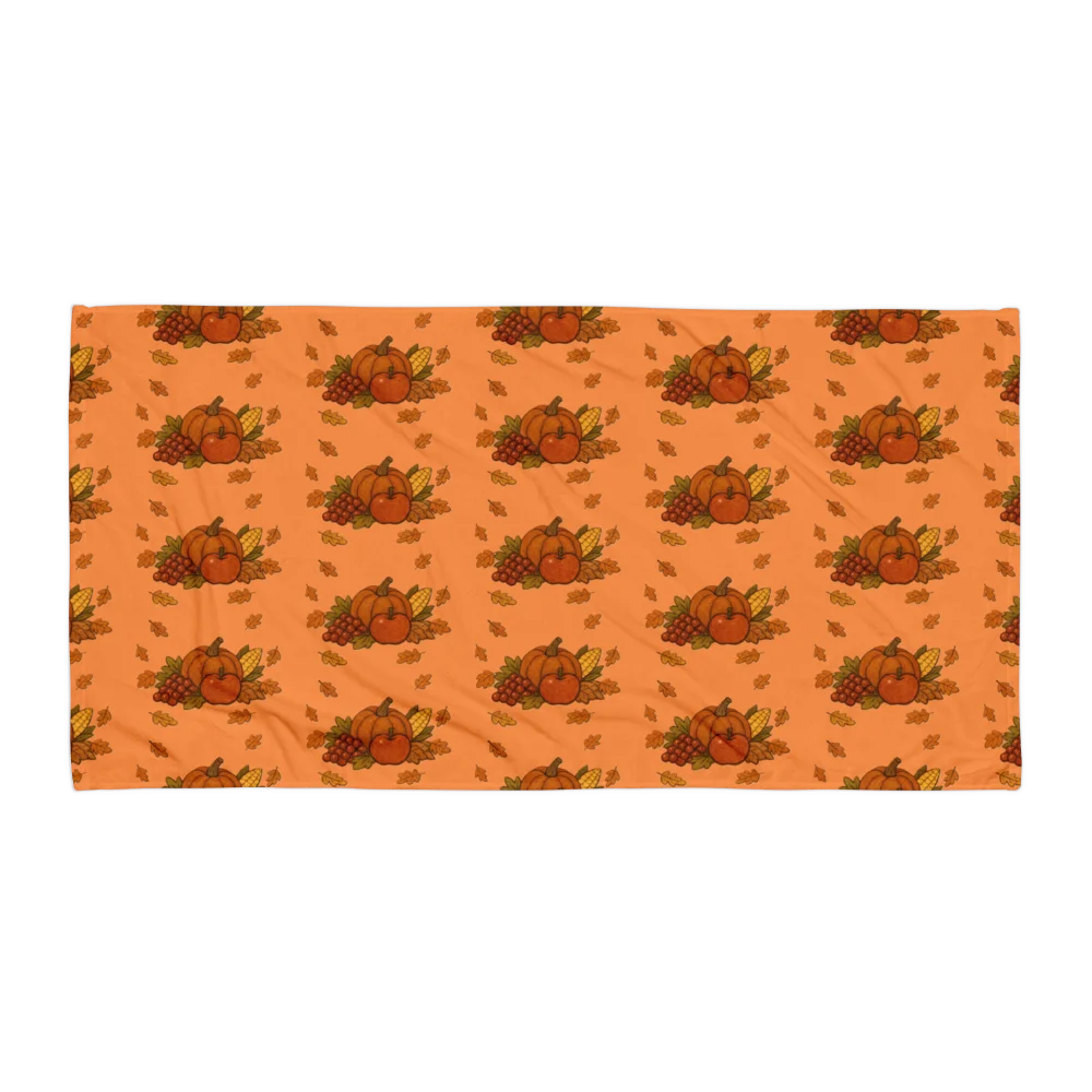 cat brigade fall Sublimated Towel product image (1)