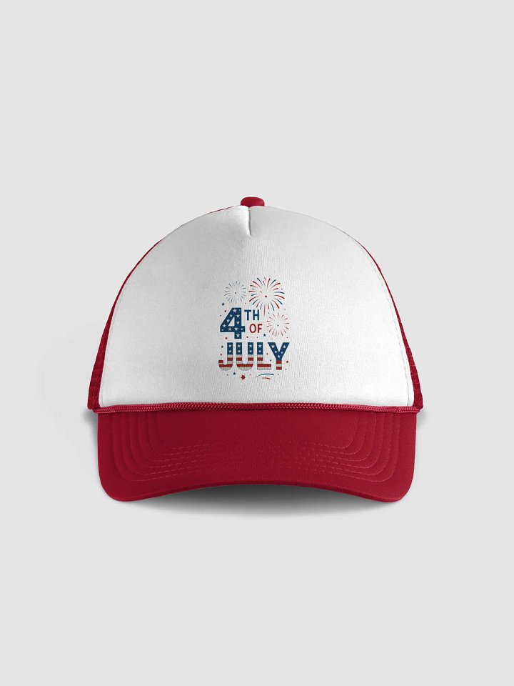 Patriotic Fireworks Foam Trucker Hat product image (1)