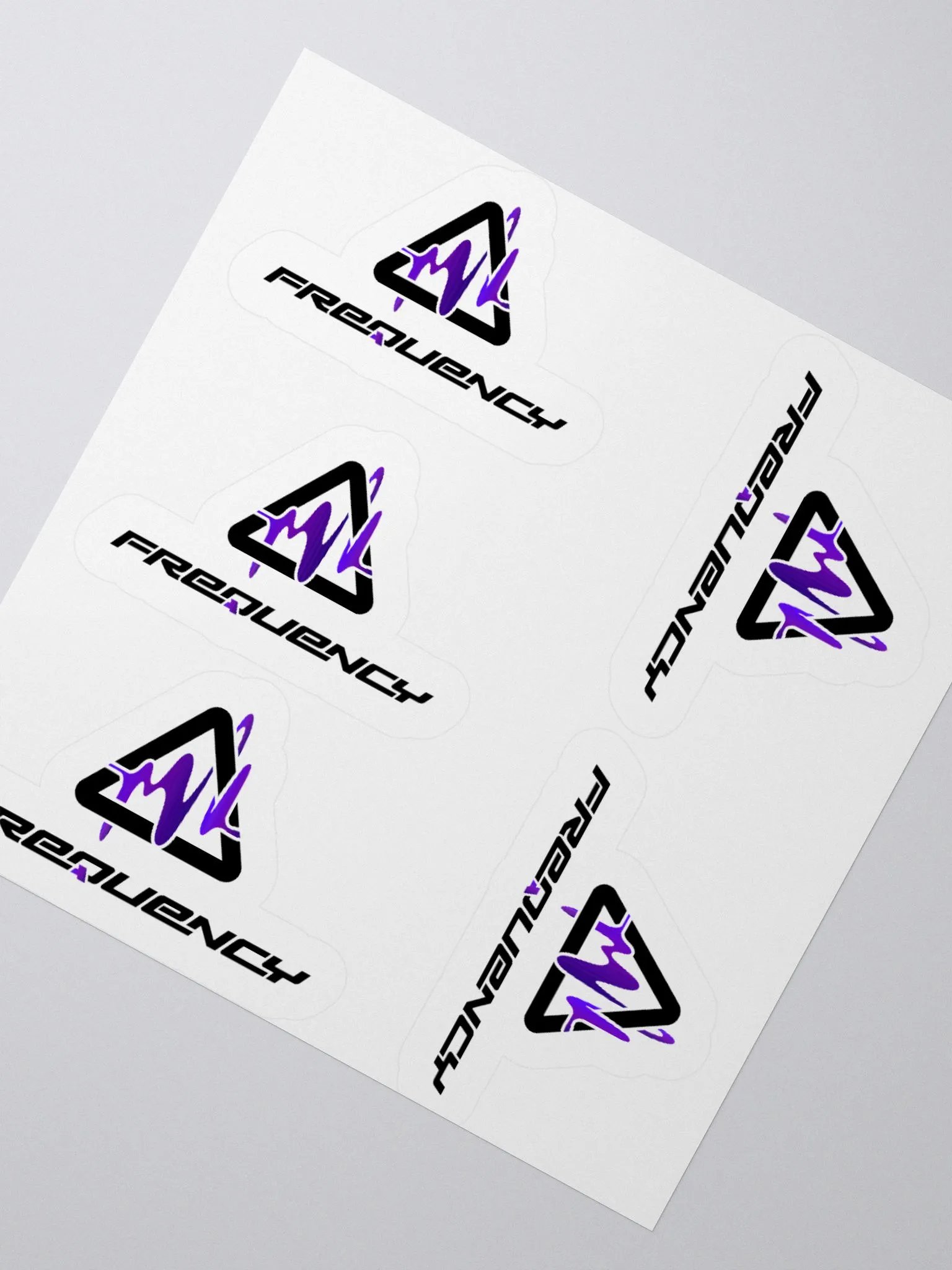 Tri-Wave Kiss Cut Stickers product image (5)