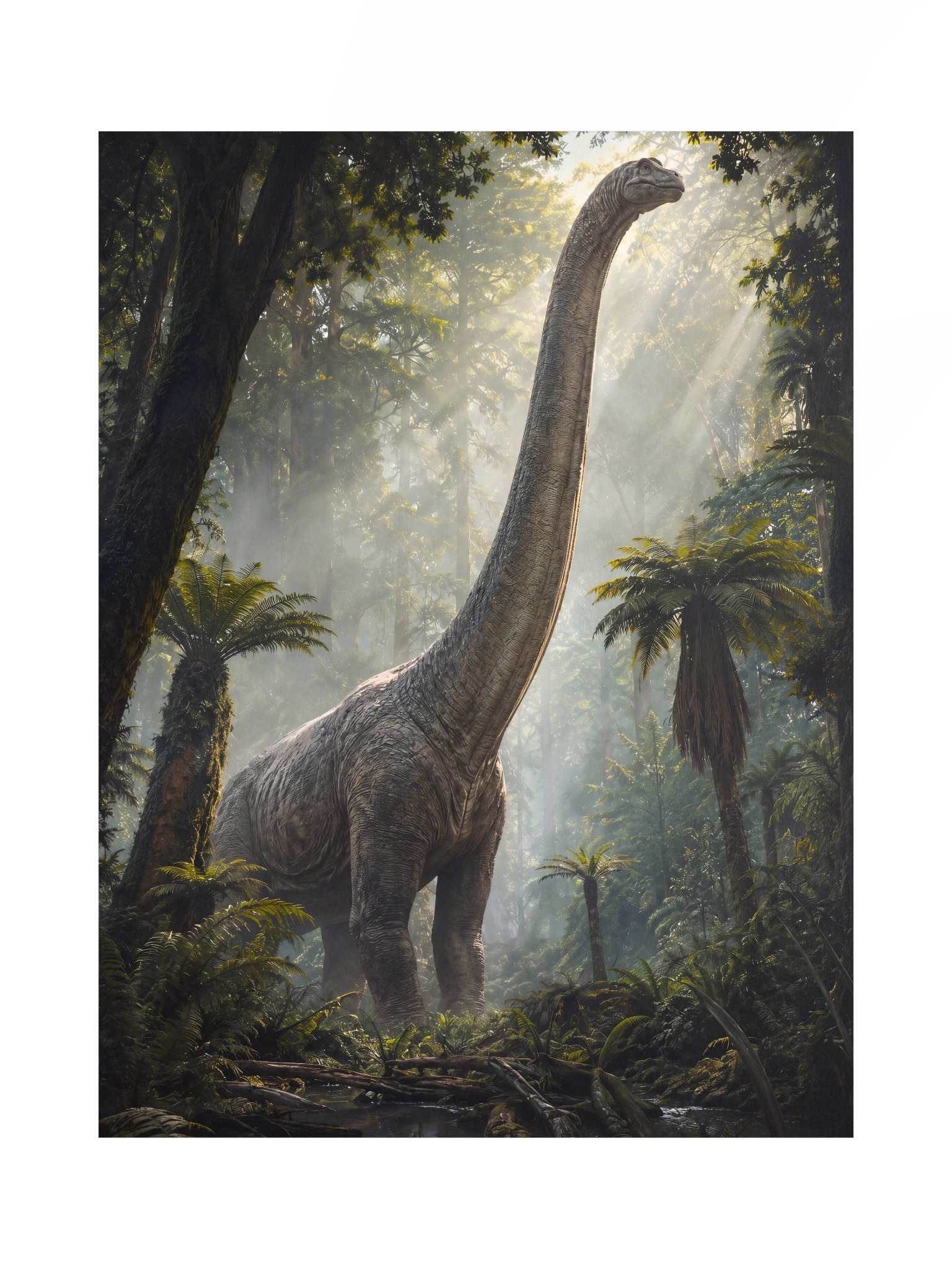 Brachiosaurus Prehistoric Forest Poster product image (1)