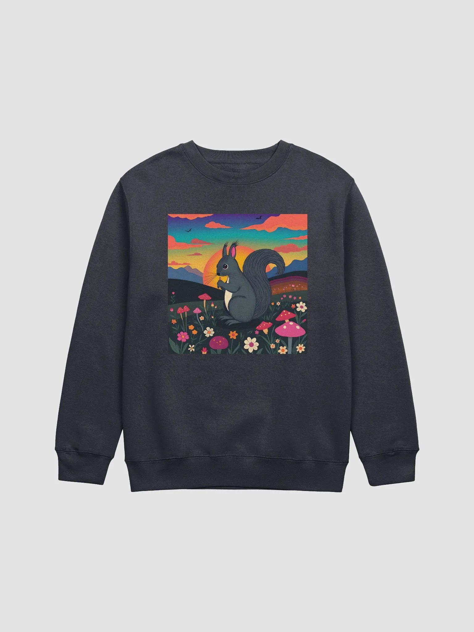 Sunset Squirrel Crewneck product image (1)