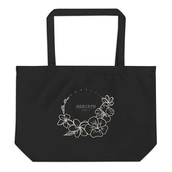 REBIRTH Organic Cotton Tote Bag - Black product image (1)