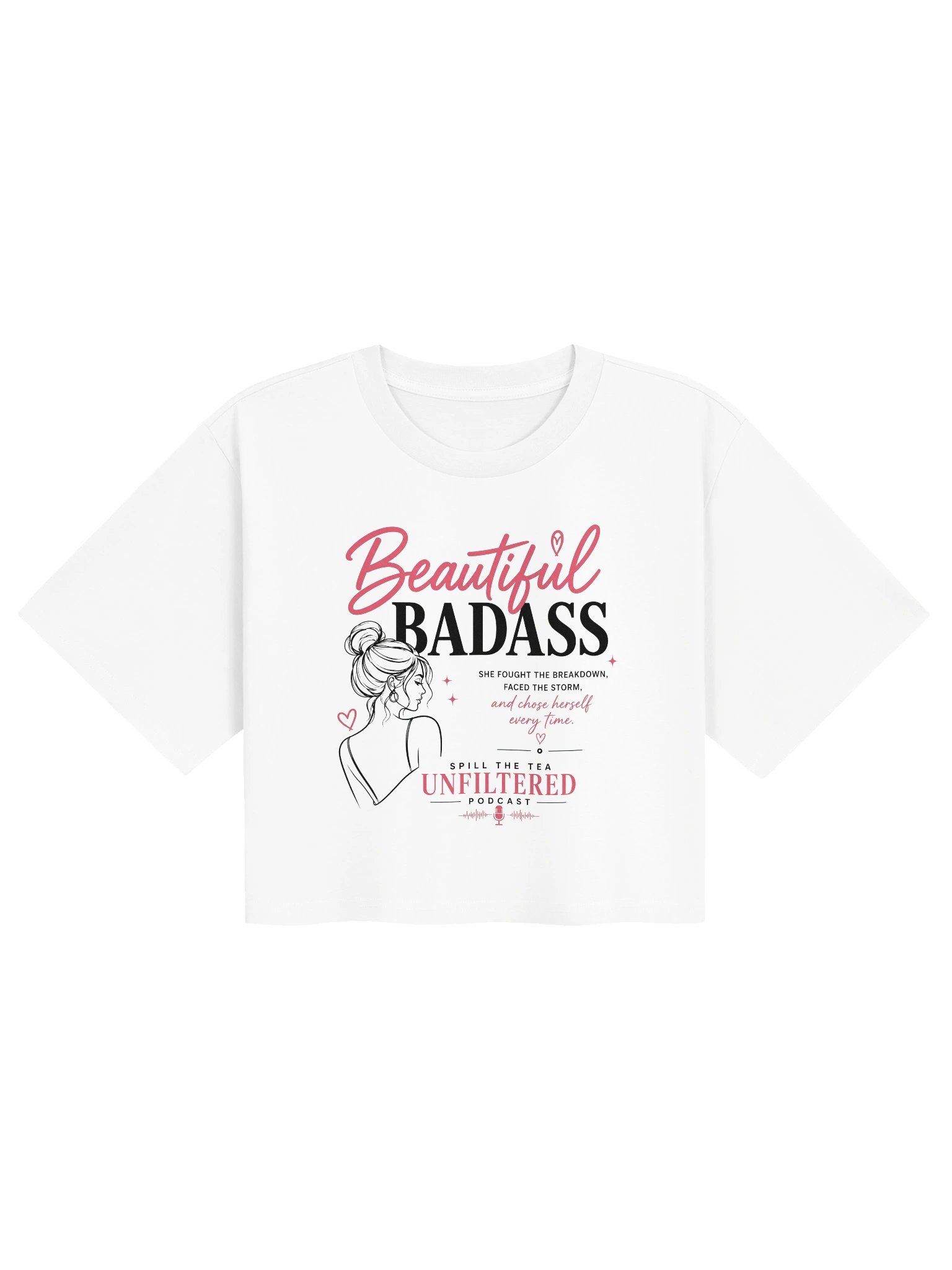 Beautiful Badass Podcast Crop Tee product image (5)