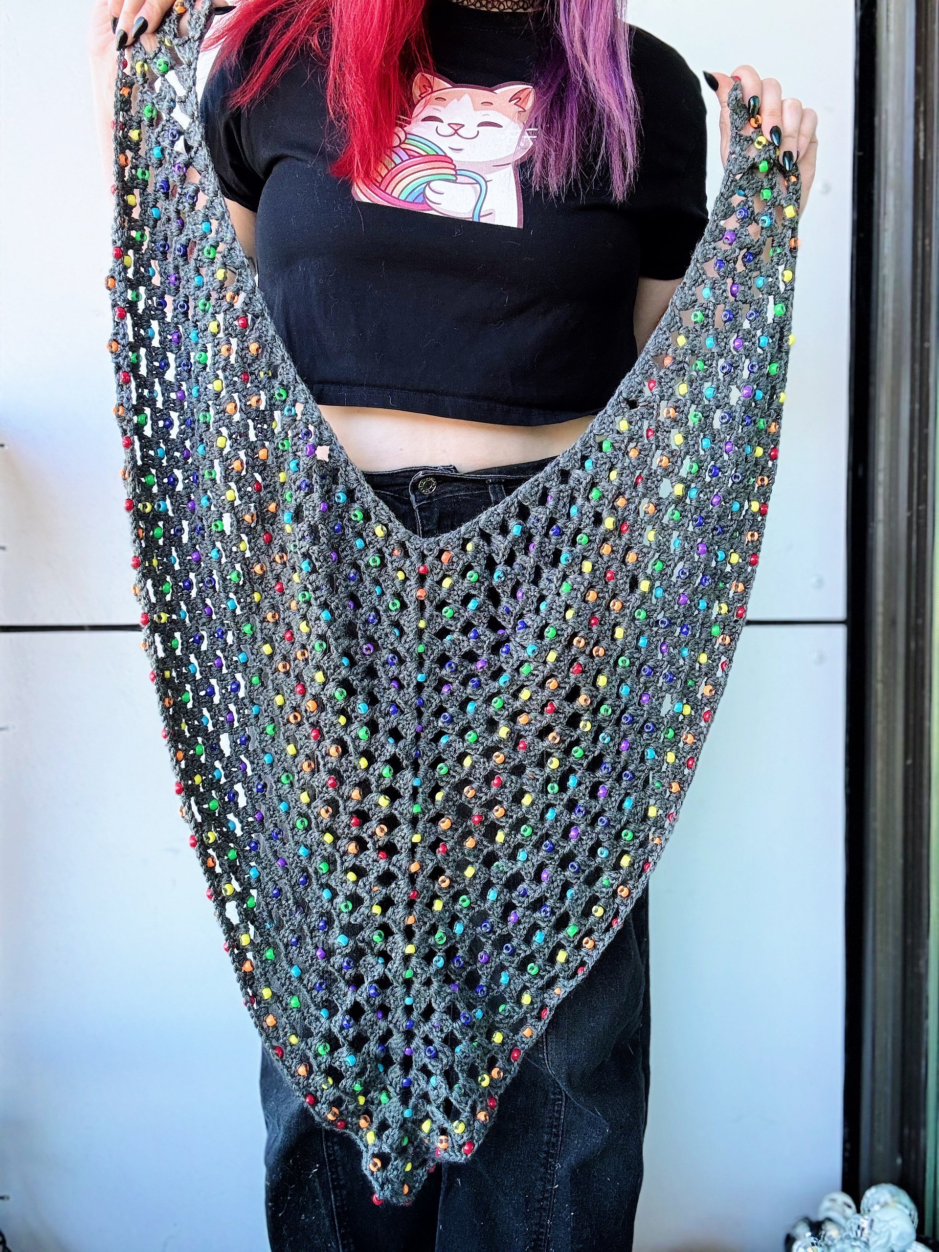 Beaded Triangle Shawl product image (7)