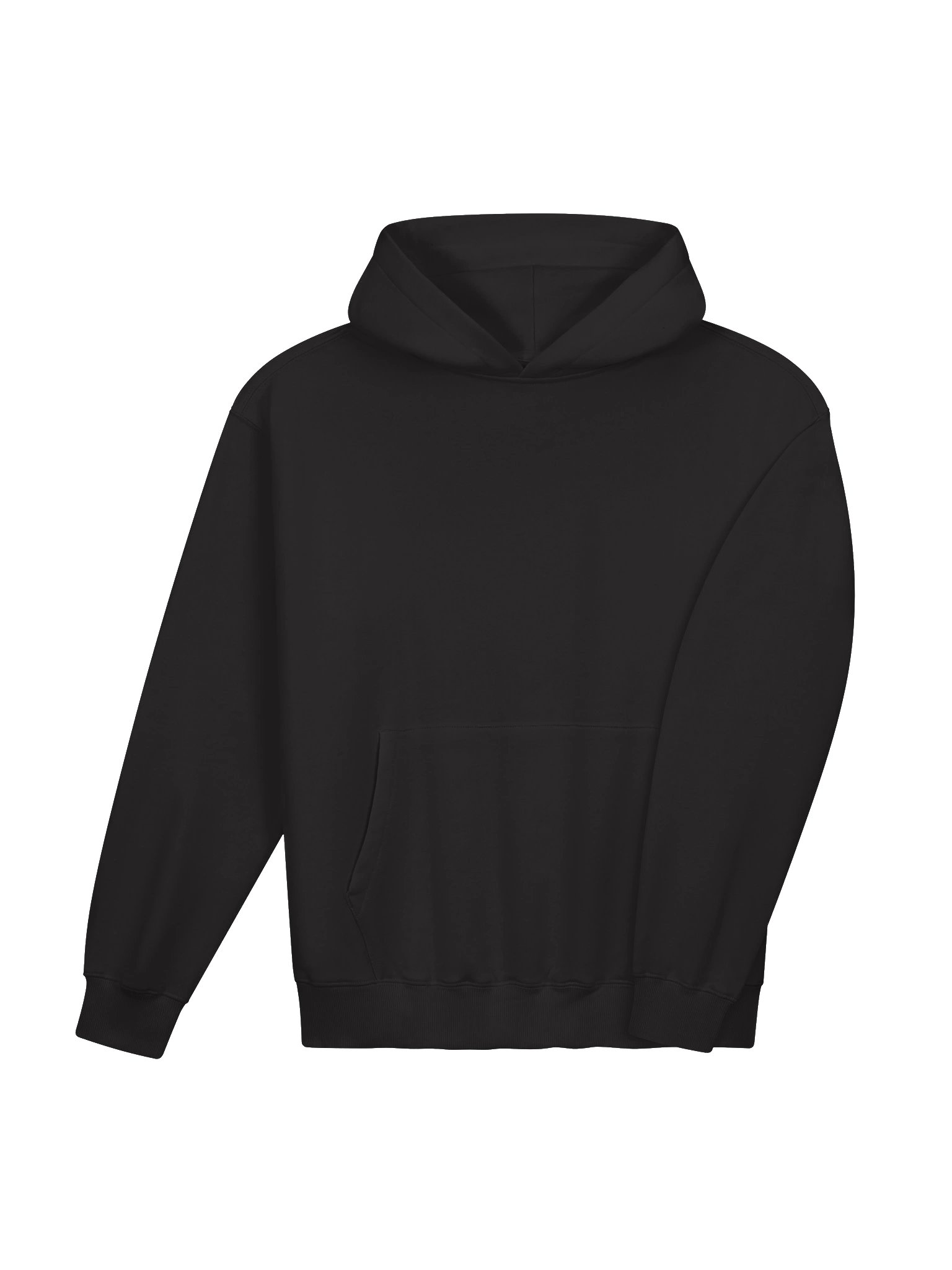 Dyerwave Text Heavyweight Black Hoodie product image (4)