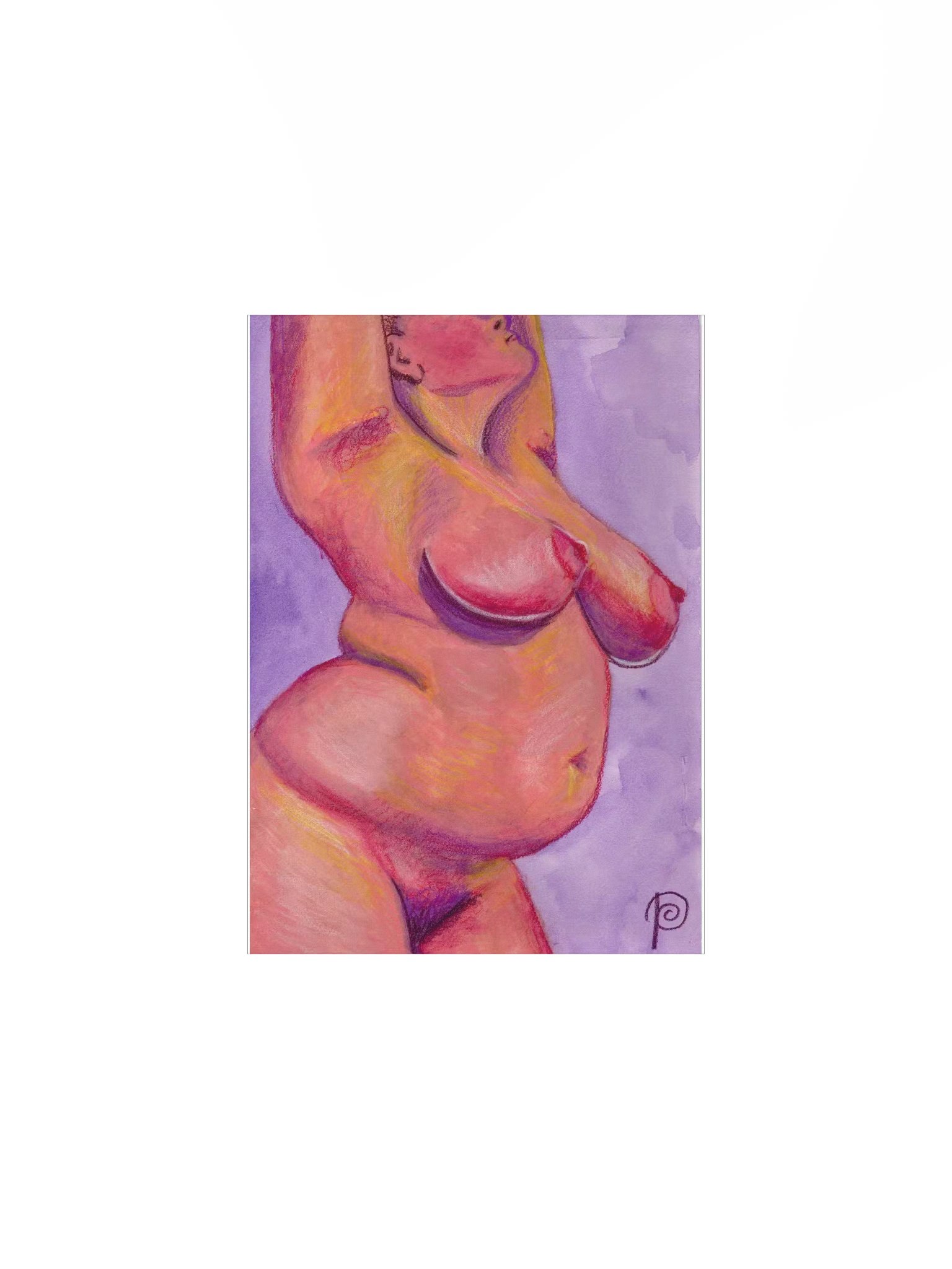 i am god nude painting poster product image (1)