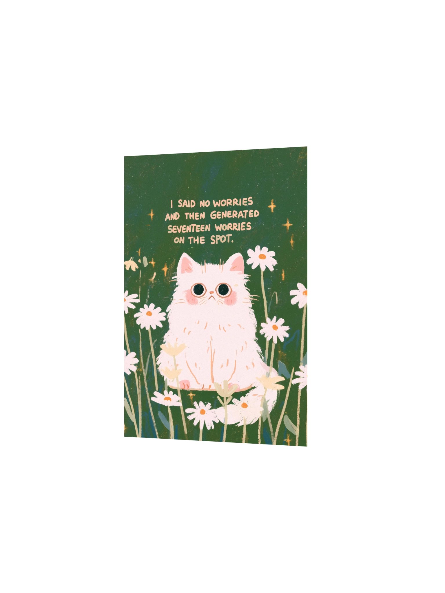 No Worries Cat Poster product image (17)