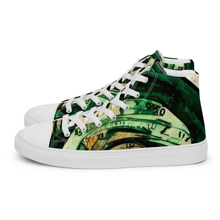 Spiral Clock Women's canvas High Tops product image (1)