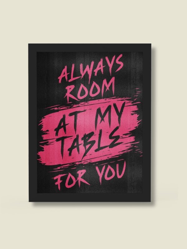 90s Grunge Friendship Board Game Room Poster Pink - FRAMED product image (1)