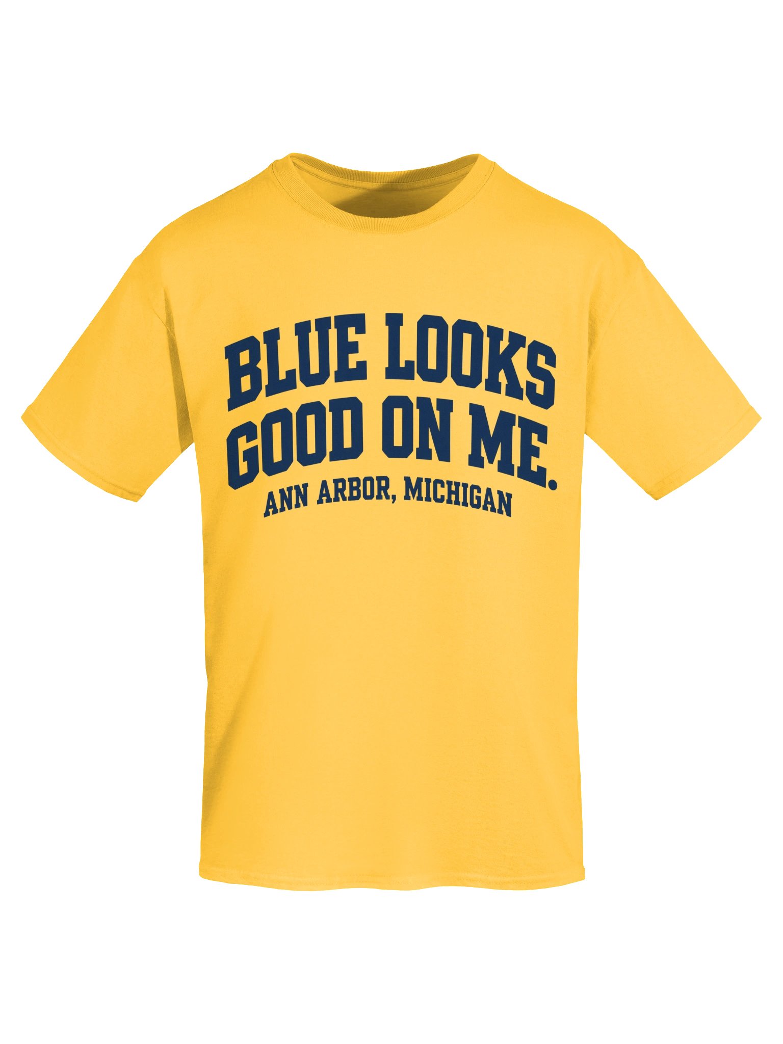 Michigan Blue Looks Good On Me T-Shirt product image (5)