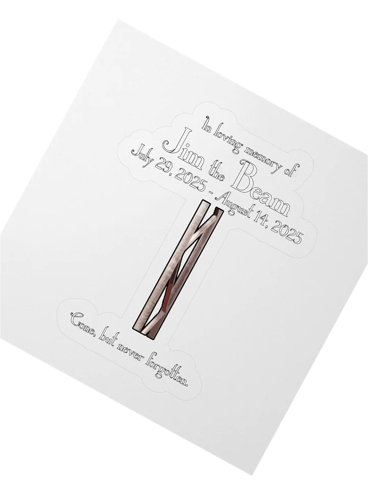 Jim the Beam Kiss-Cut Sticker product image (5)