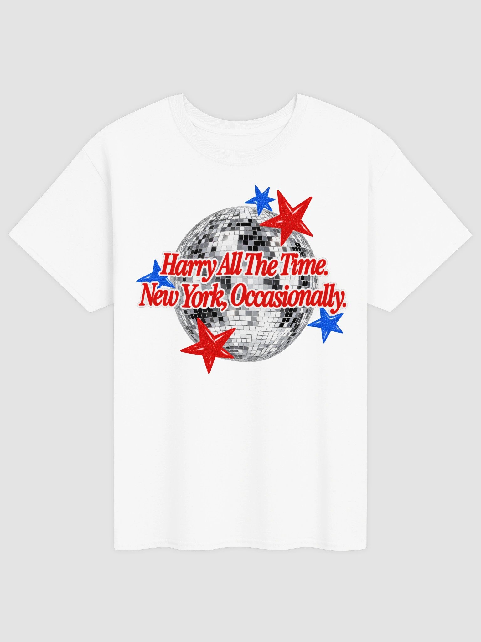 Harry All The Time New York Shirt | Disco Ball Retro Graphic Tee product image (1)