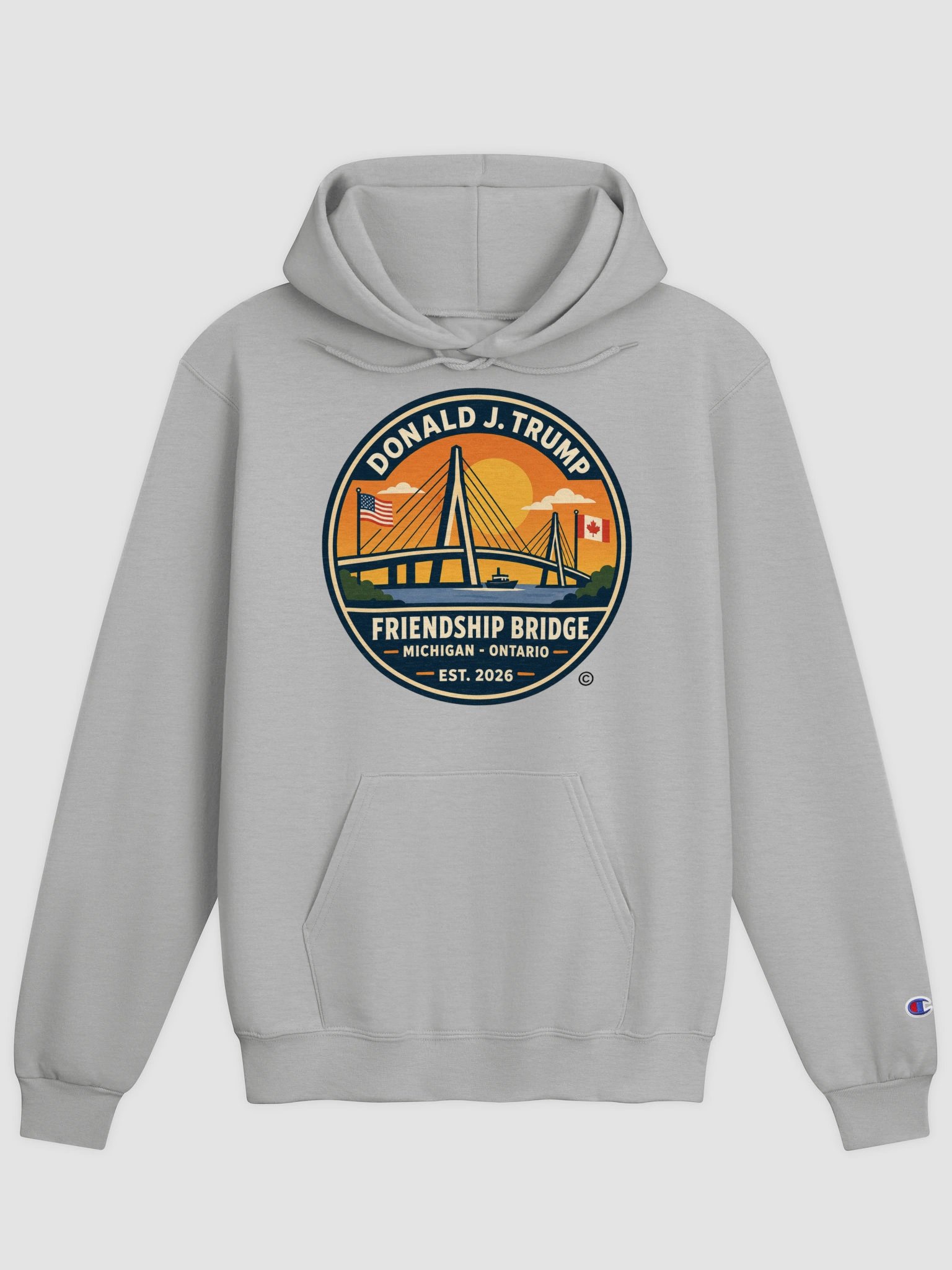 Champion Unisex Hoodie - Donald J. Trump Friendship Bridge™ product image (1)
