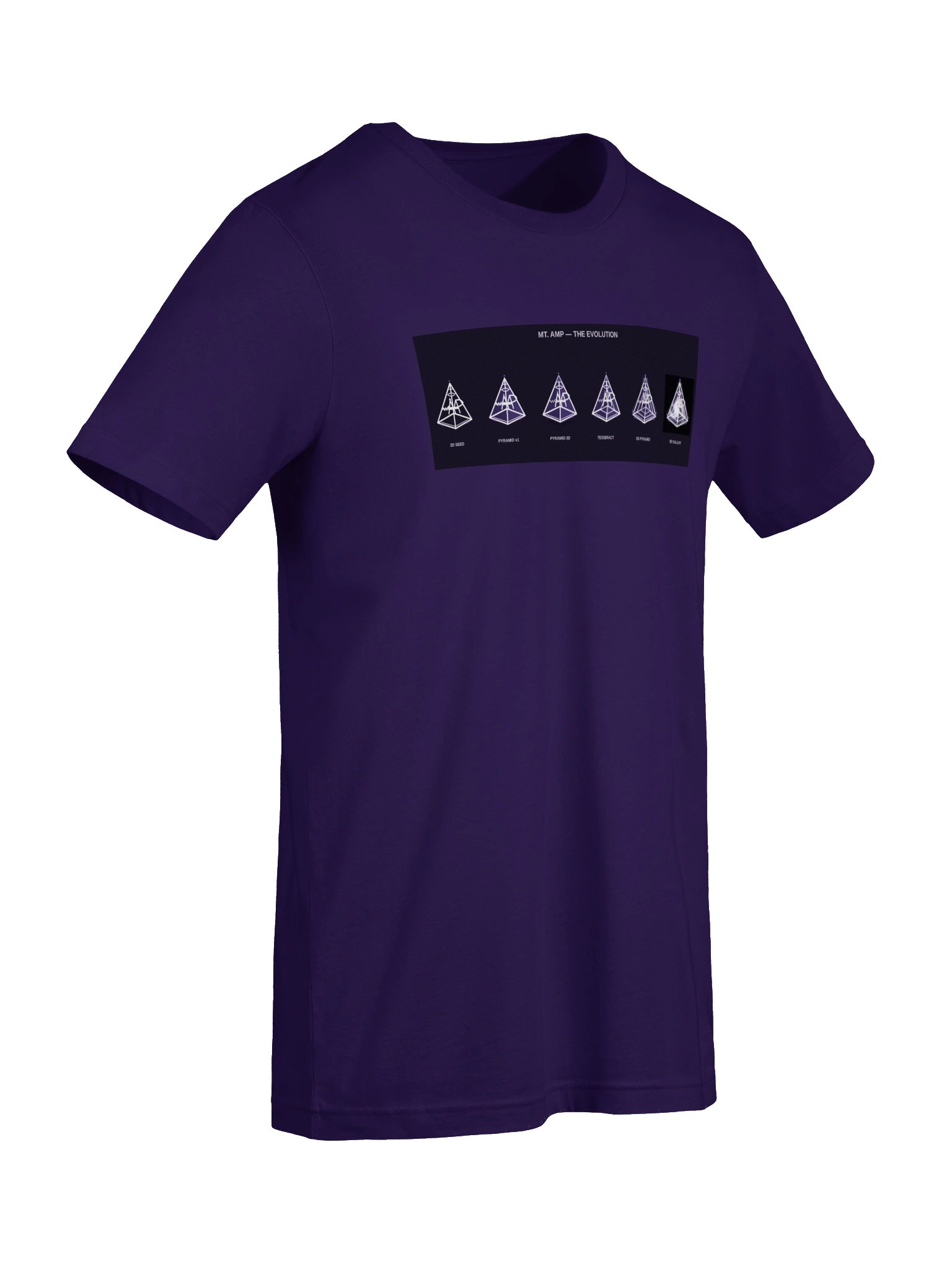 Mt. AMP — The Evolution Tee — Purple product image (7)