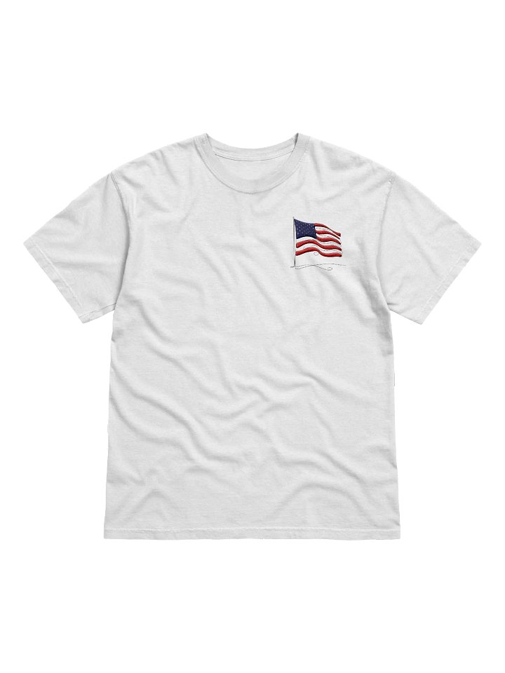 USA flag Line Art Design T-Shirt product image (1)