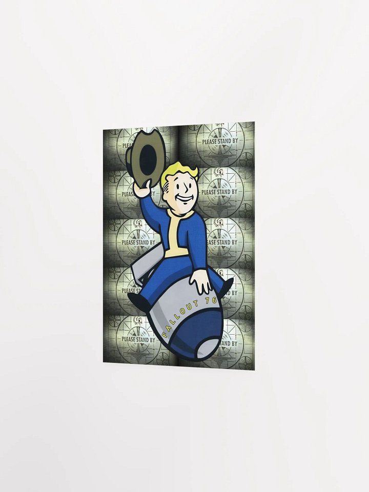 Fallout 76 Vault Boy Nuke Rider Poster product image (2)