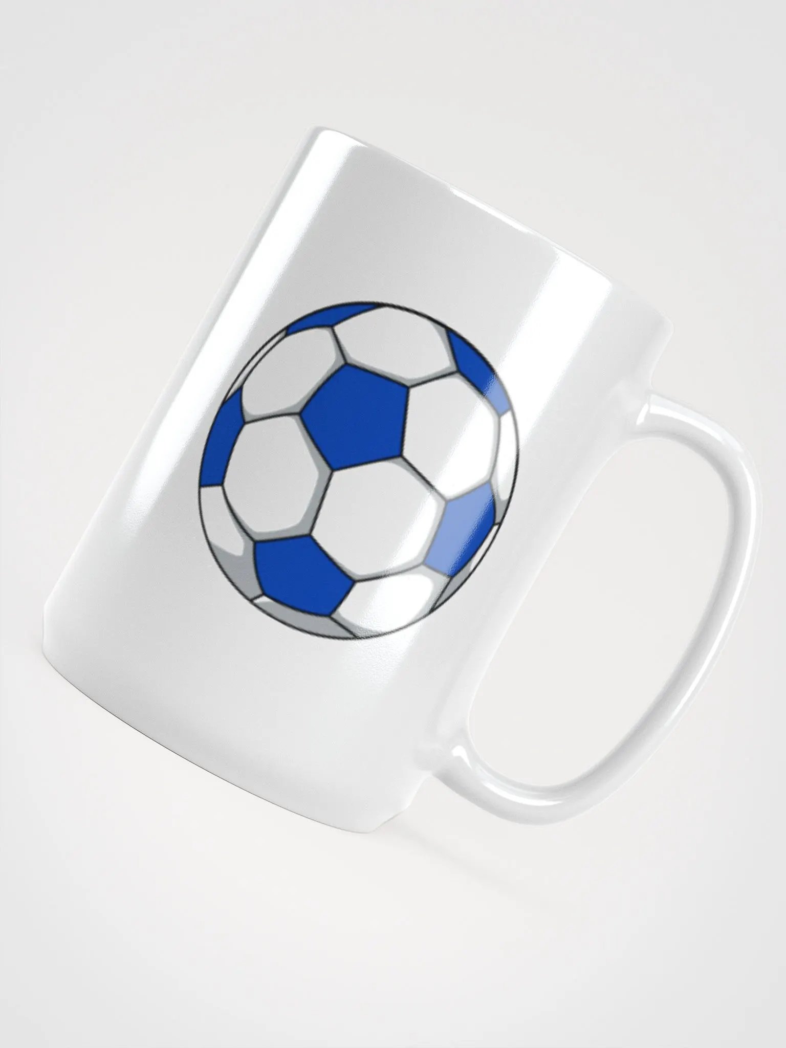 Soccer Fan White Ceramic Mug product image (4)