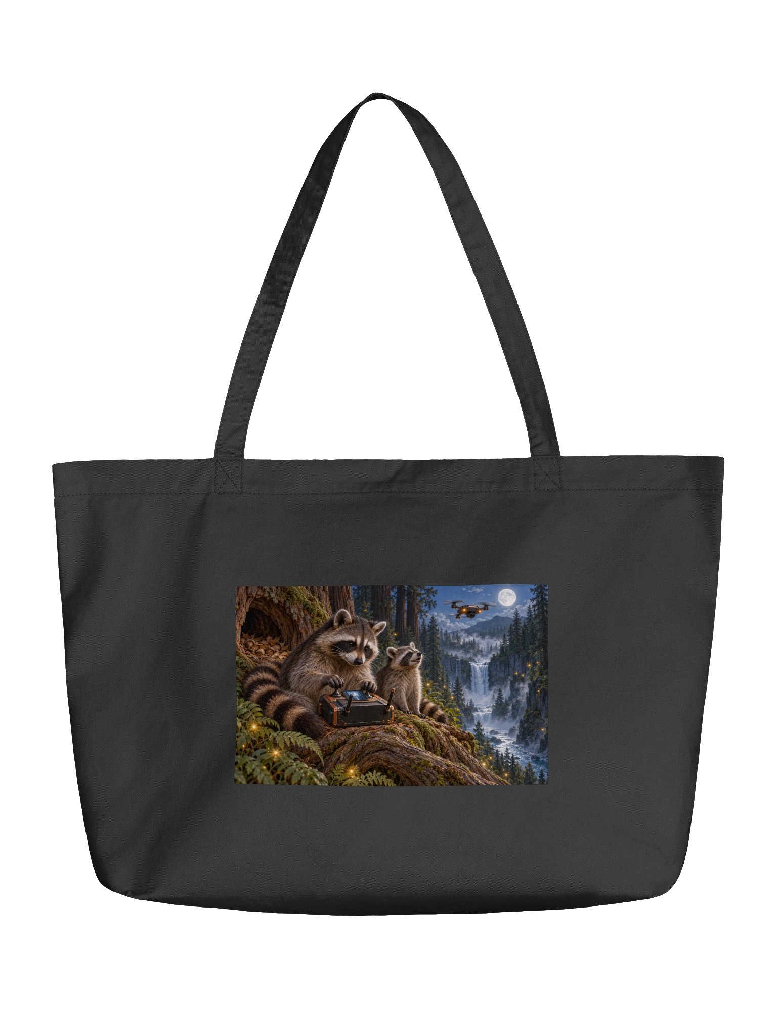 Night Flight Cotton Tote product image (1)