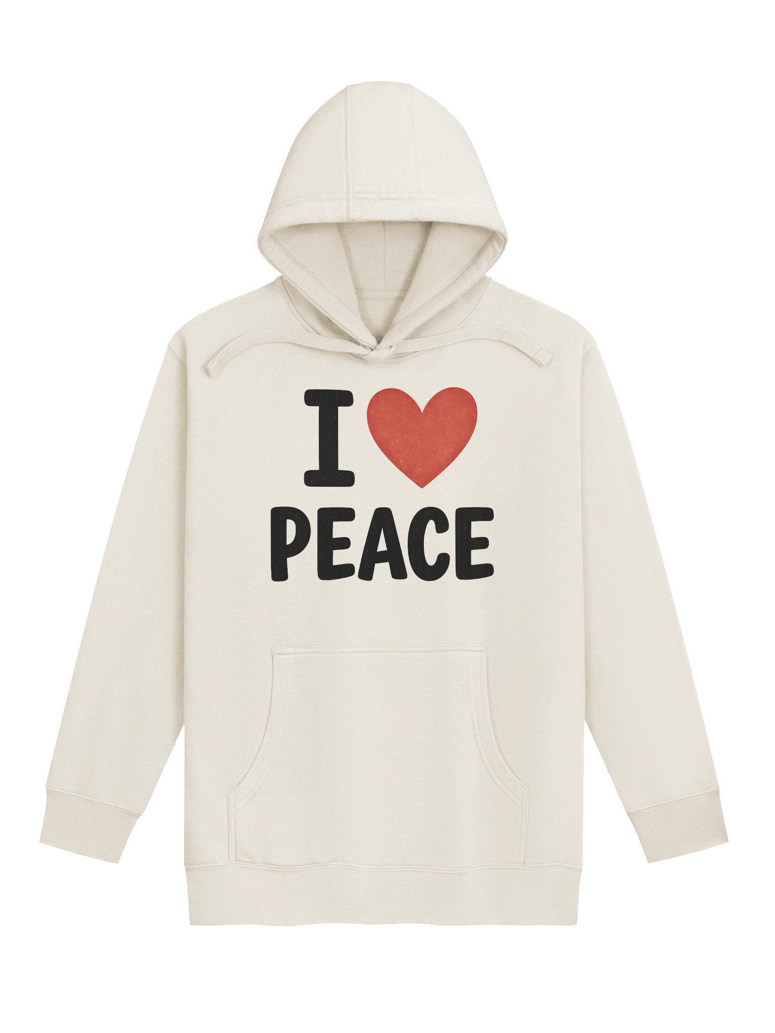 I Love Peace Hoodie product image (1)