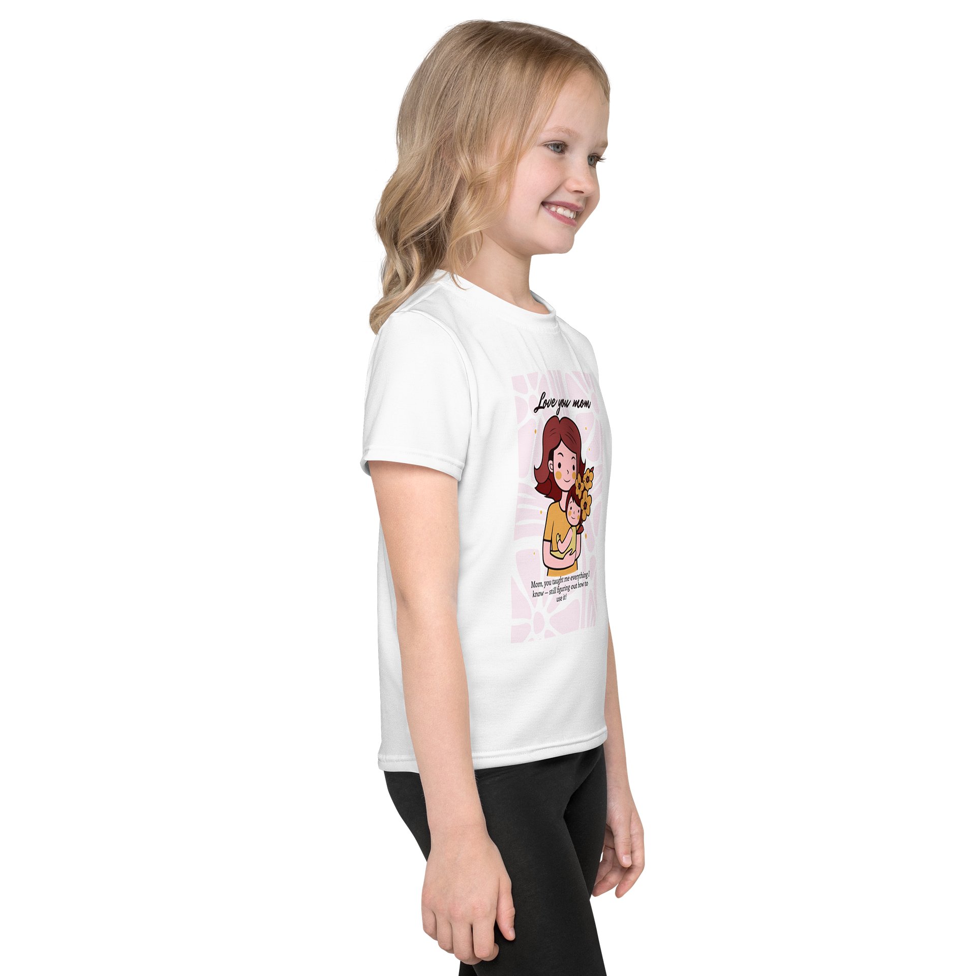 Love You Mom Vintage Style Tee product image (4)
