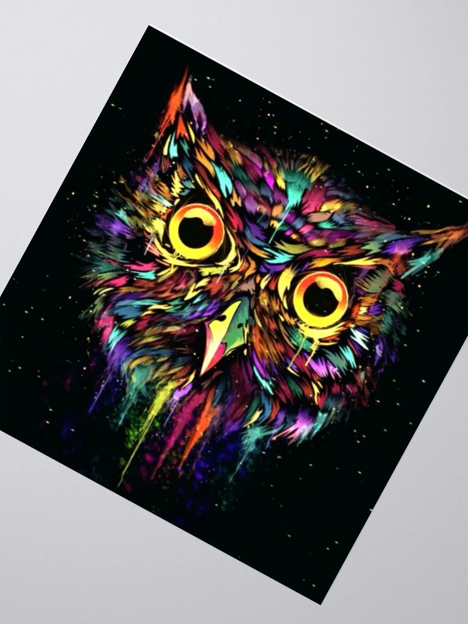 Drippy Owl Sticker product image (2)