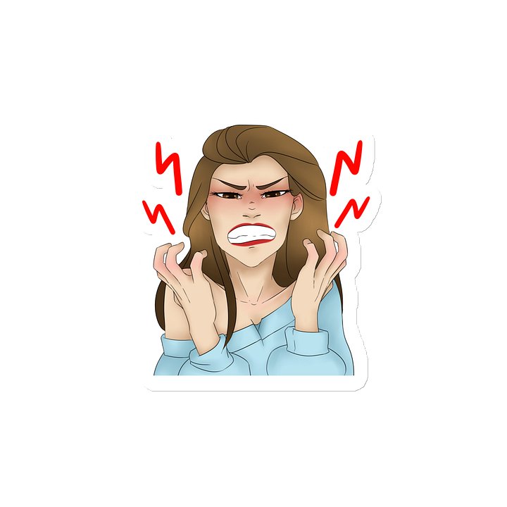 Apple Angry magnet product image (2)