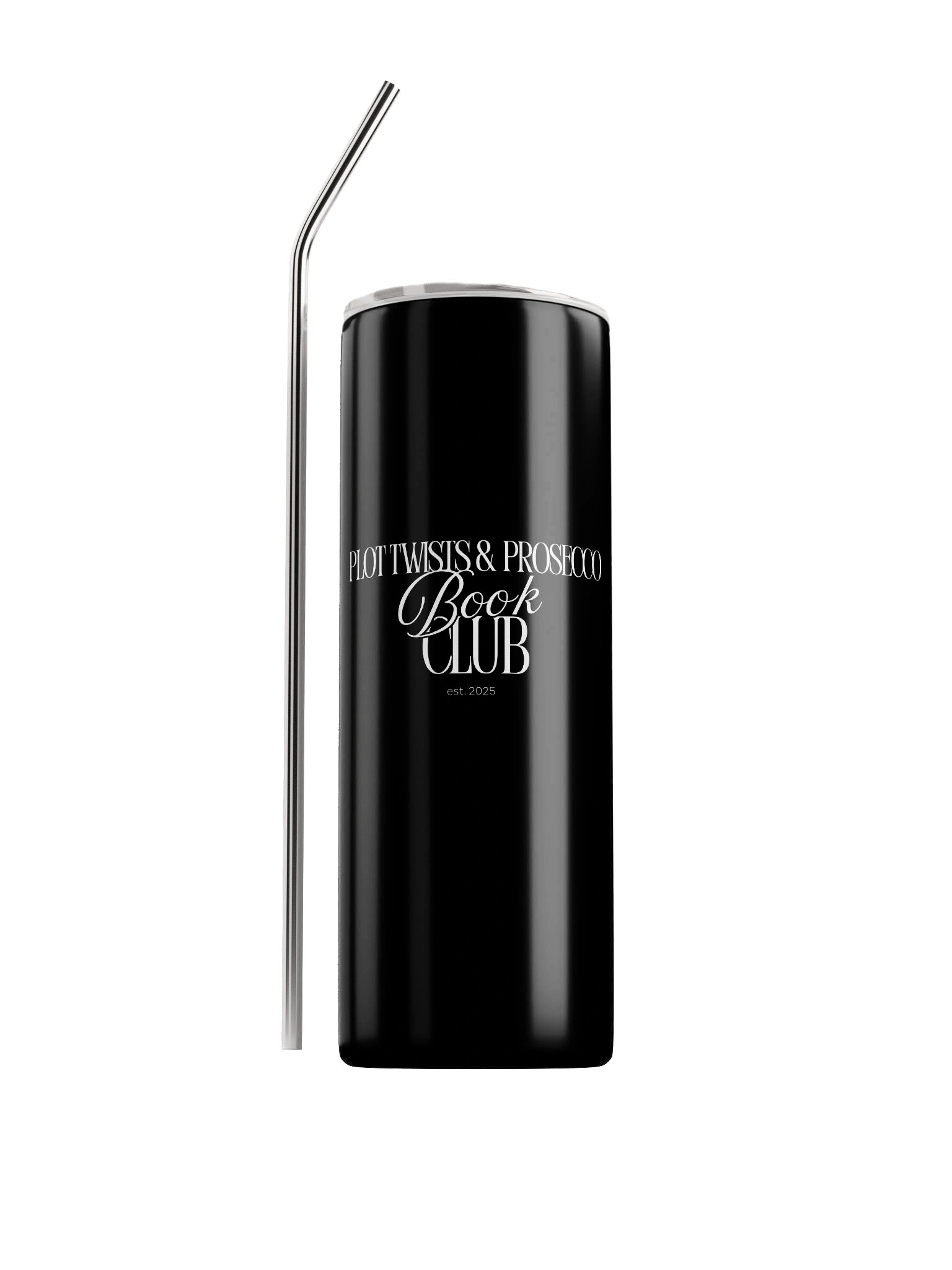 The "Plot Twists & Prosecco" Insulated Tumbler product image (1)