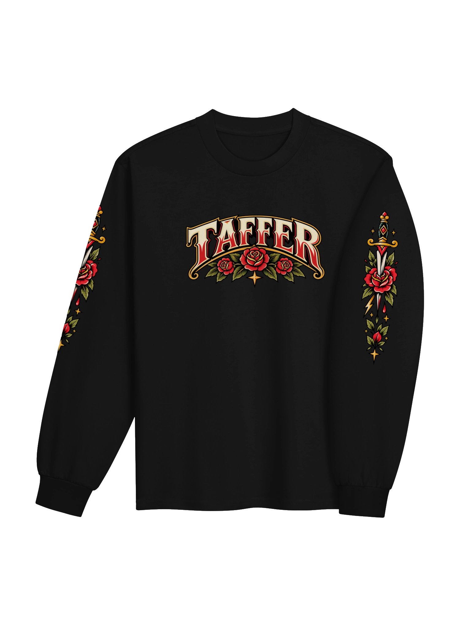 TAFFER Tatted Roses Long Sleeve Tee product image (4)