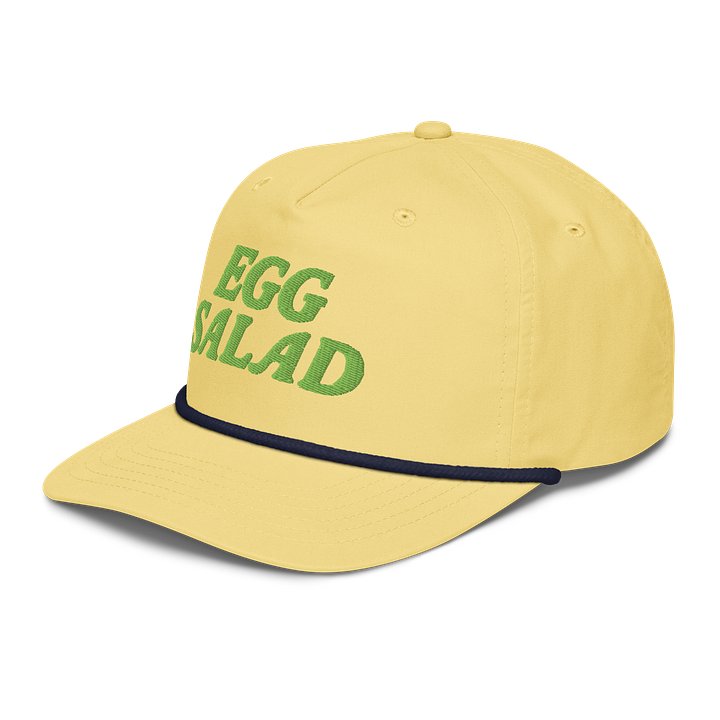 Official Masters 2026 Egg Salad Tournament Hat - Limited Edition Yellow Performance Tech Rope Cap - Authentic Augusta National Golf Merchandise product image (2)