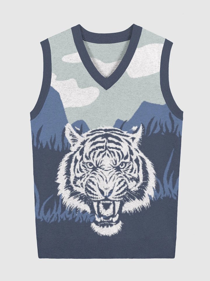 ISI AGỤ Mountain Knitted V-Neck Vest product image (1)