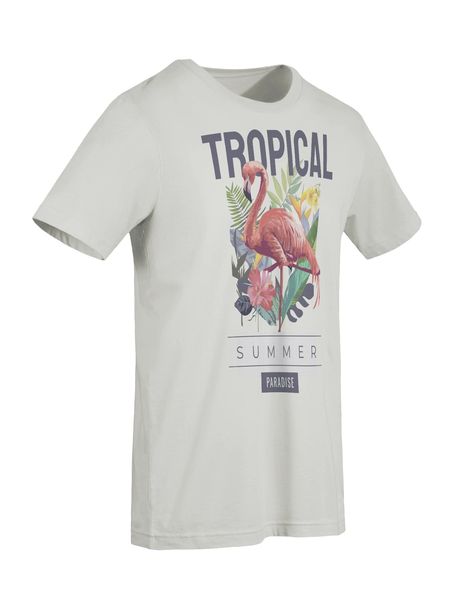 Trendy Tropical Flamingo T-Shirt for Casual Summer Wear product image (88)