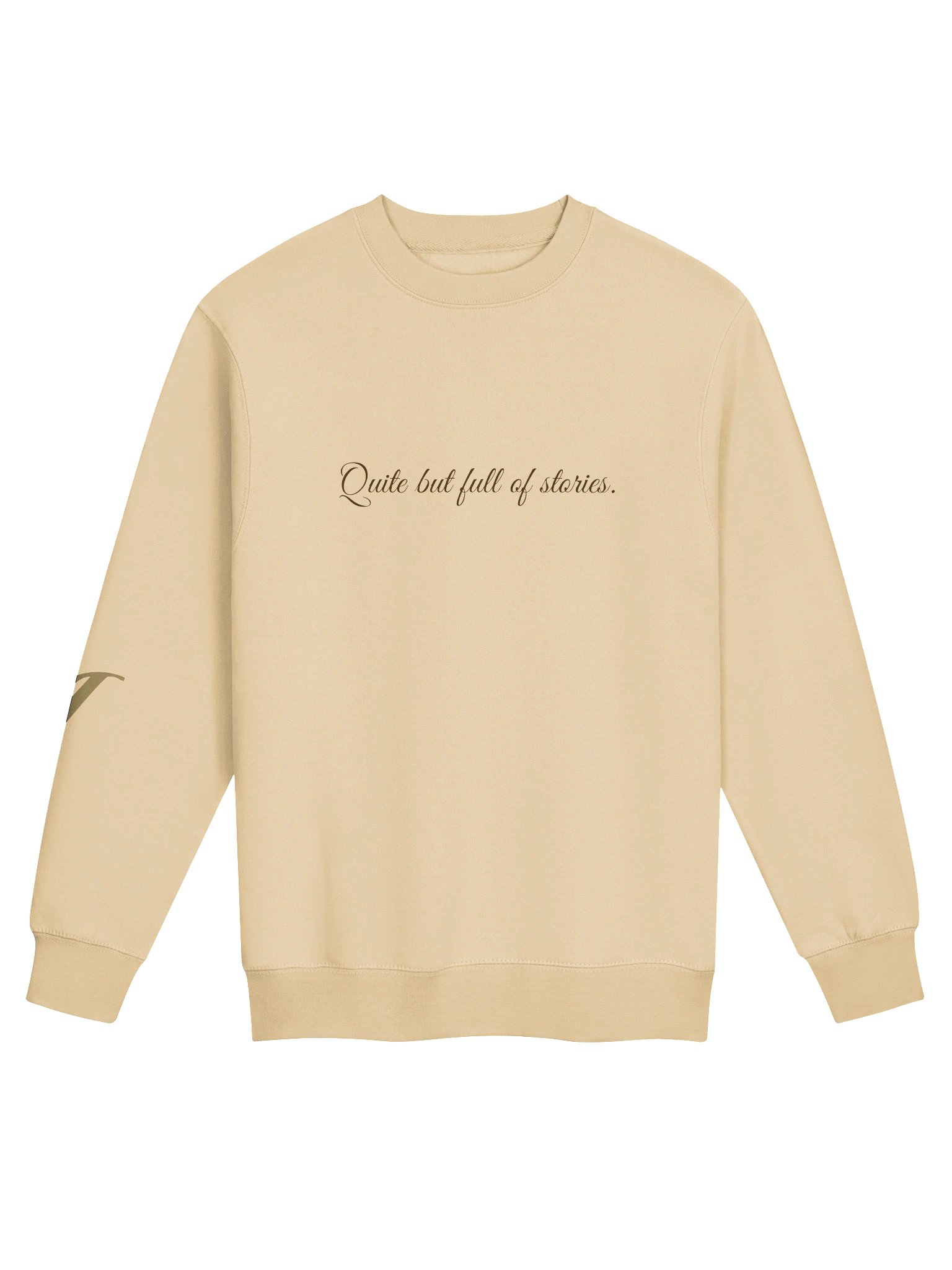 Quiet but full of stories SWEATER product image (1)