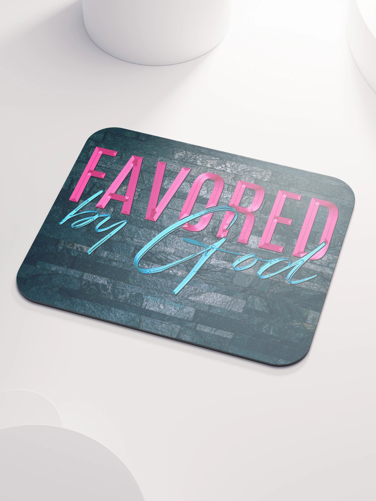 Favored by Good, Blk Mouse Pad BV product image (3)