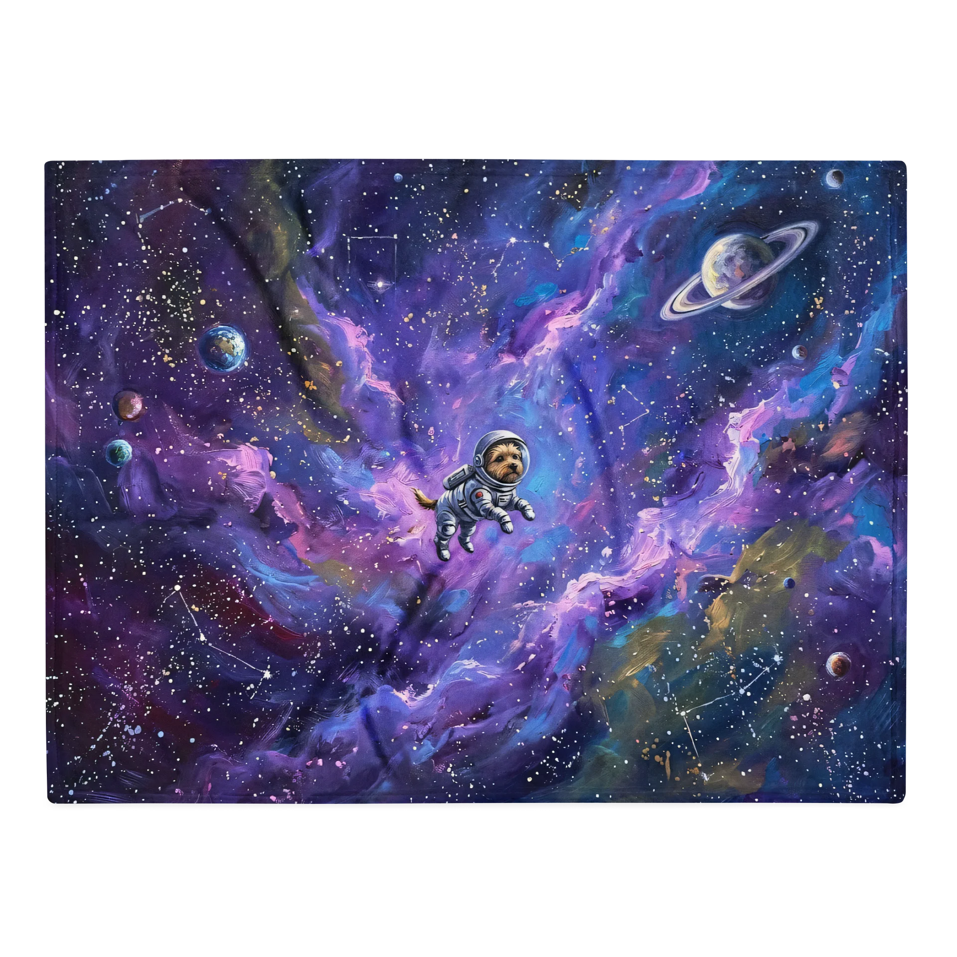 Nebula Astronaut Pup Blanket product image (2)