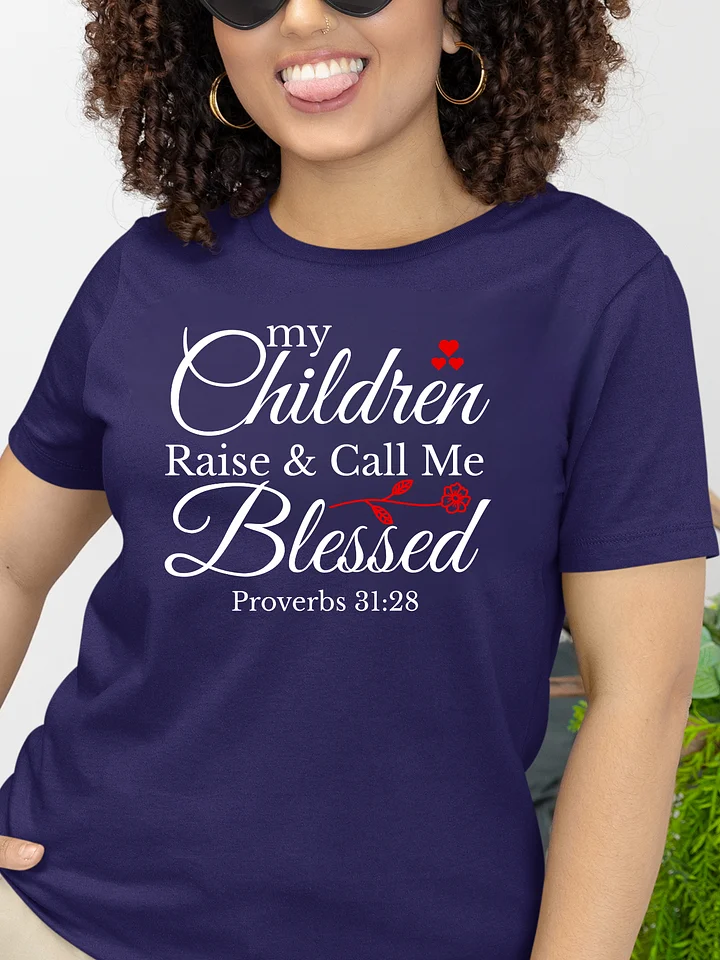 Blessed Mama Bella Canvas T-shirt. product image (40)