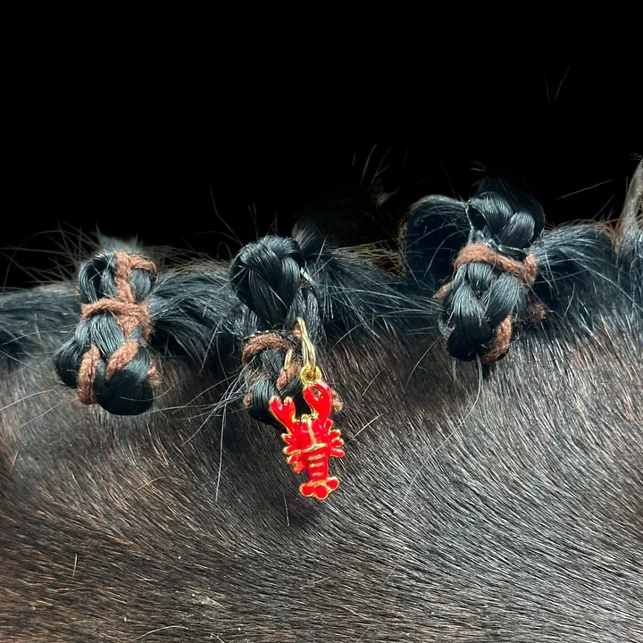 Lobster Whinny Winners Braid and Bridle Charms for Horses | Little Shop of Ponies product image (1)