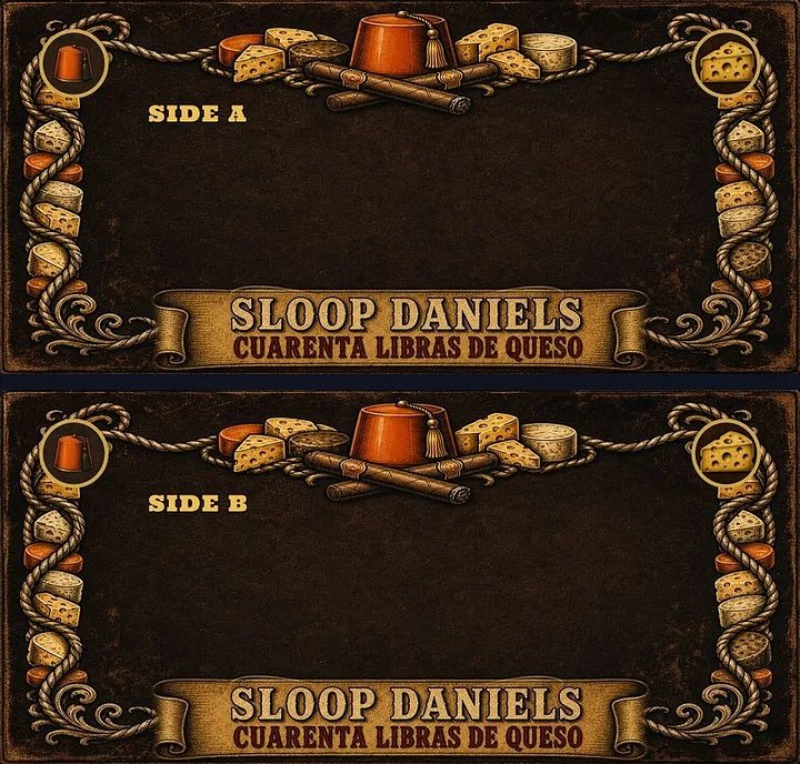 Sloop Daniels — Cuarenta Libras de Queso (Cassette) product image (2)