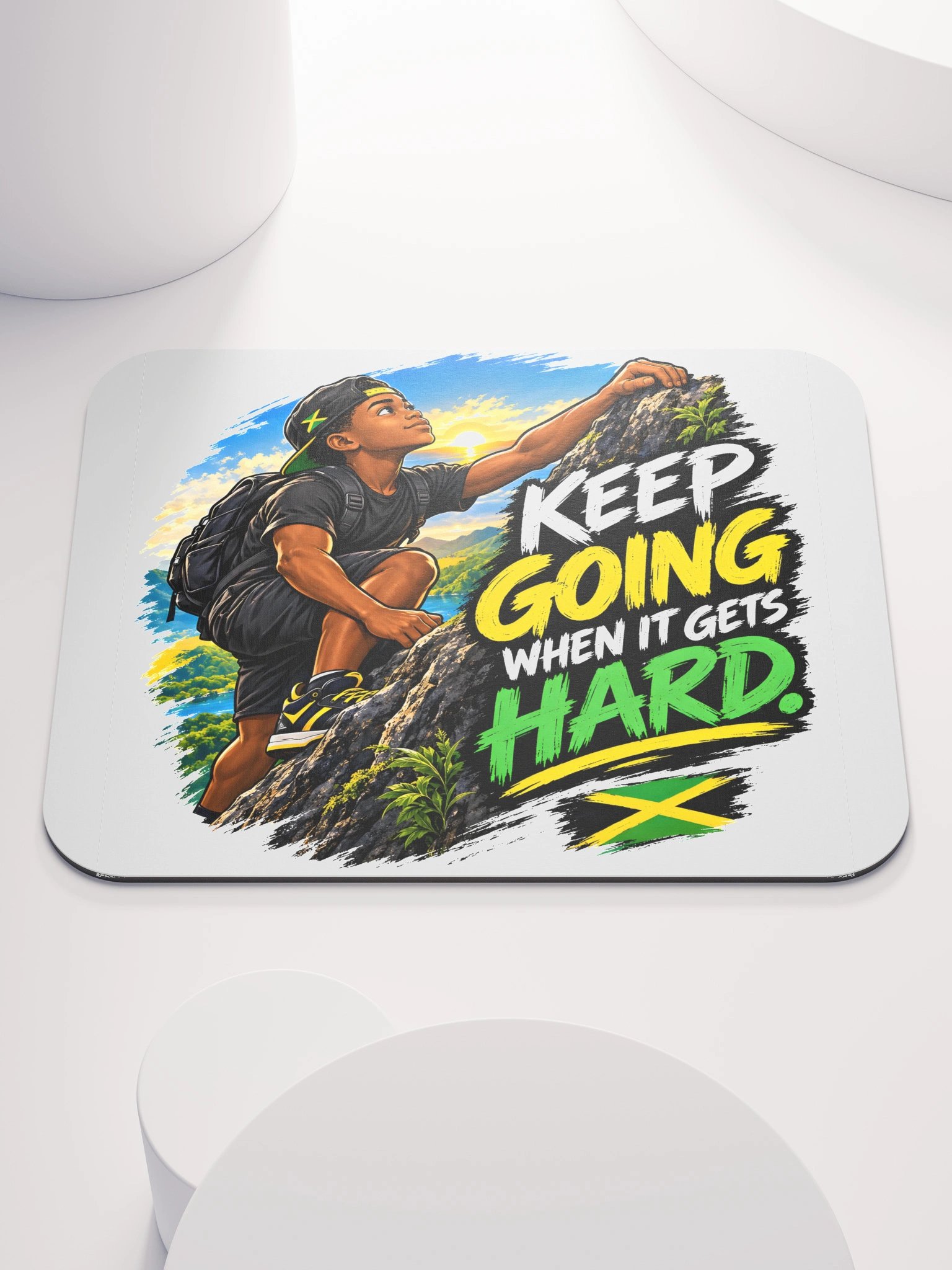 Keep Going Climber Mouse Pad product image (1)