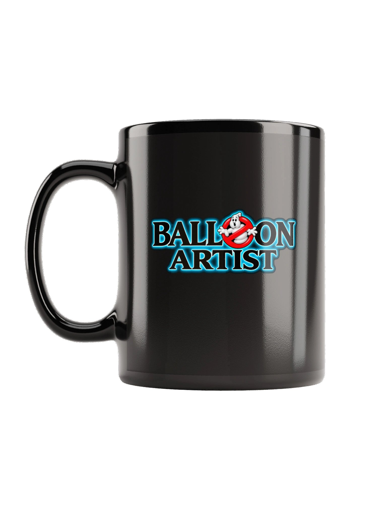 Balloon Artist Ghost Patrol Black Coffee Mug product image (2)