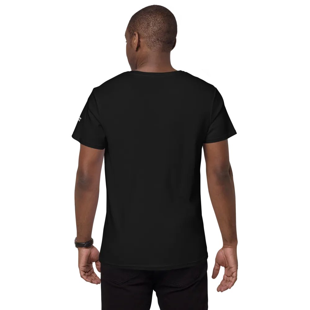 Printful Premium Iconic CRT Paint Splatter Headphones Heavyweight Cotton T-Shirt product image (8)
