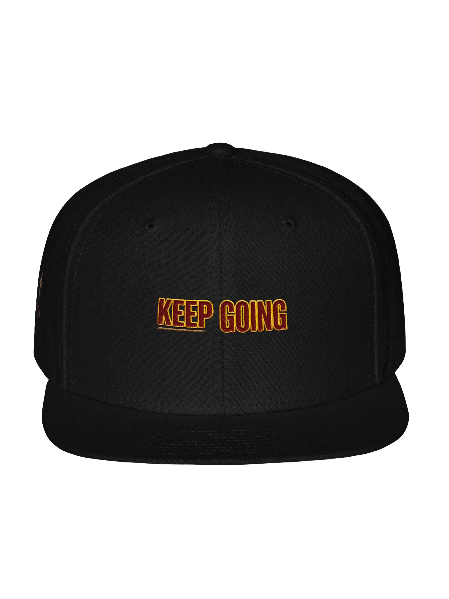 'Keep Going' Embroidered Otto Snapback Hat | Premium Wool Blend Cap product image (1)