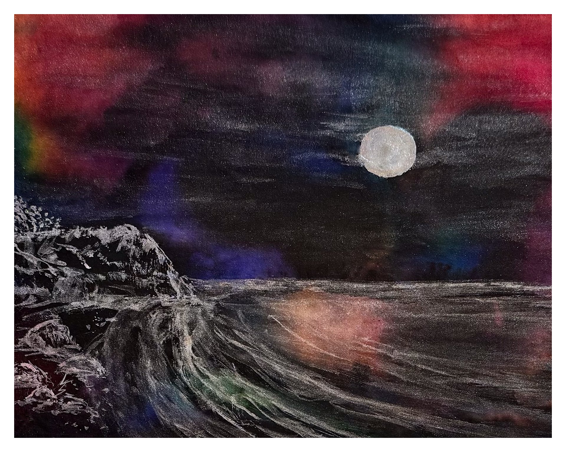 Moonlit Lake Print product image (2)