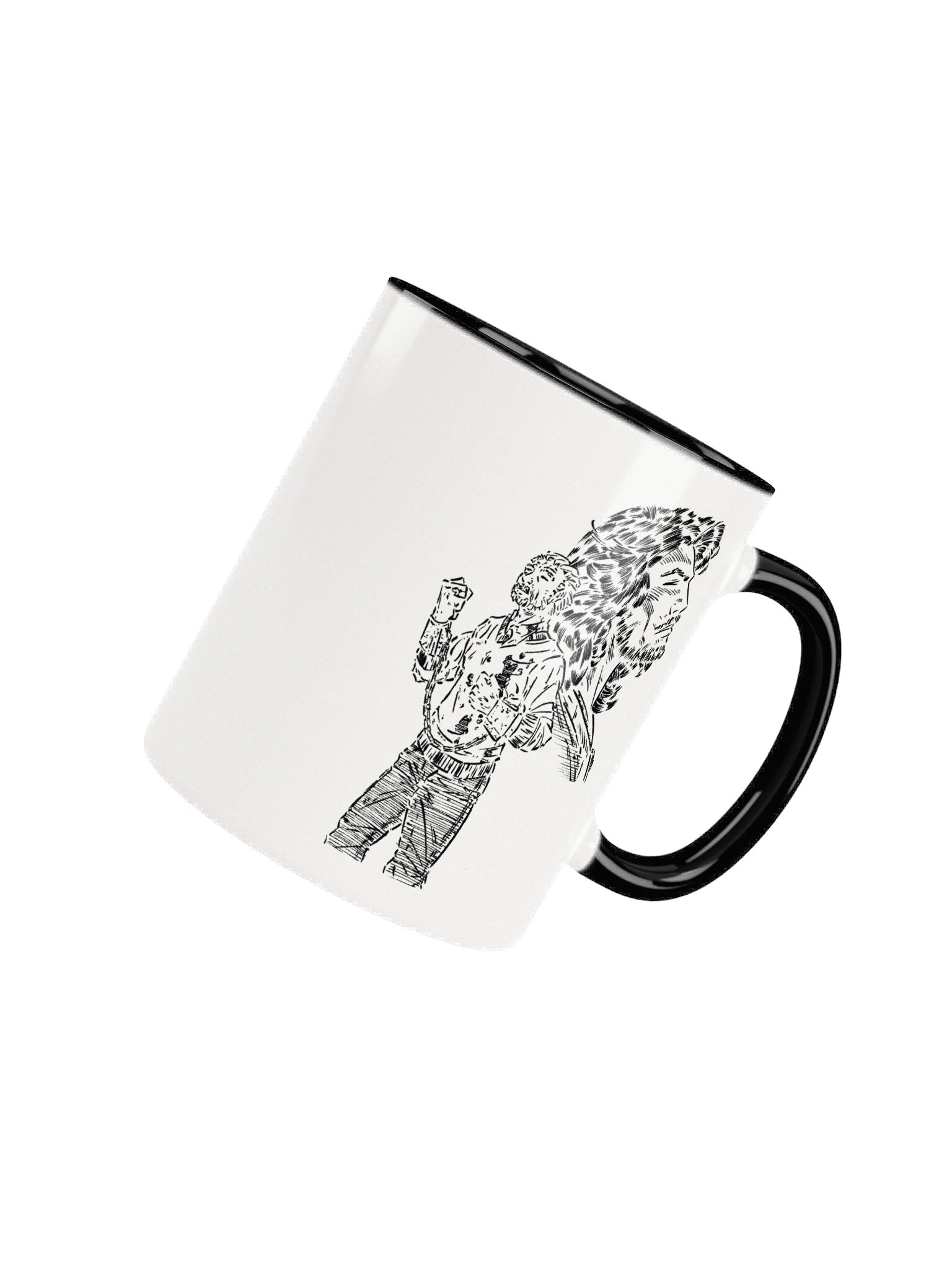 MEIFUMADO | Takahashi & Daisuke | Black & White Mug product image (4)