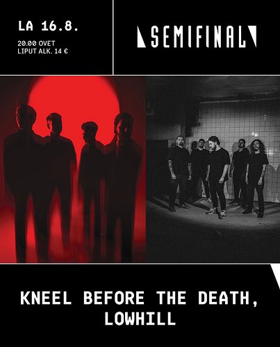 Helsinki, we’re back on August 16th at @semifinalhelsinki as we warm up the stage for the heavy hitters in @kbtdband 🔥 

When...