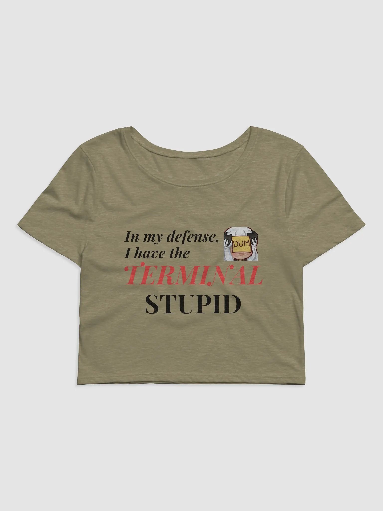 Terminal Stupid Blk Lettering Cut Off Tee product image (1)