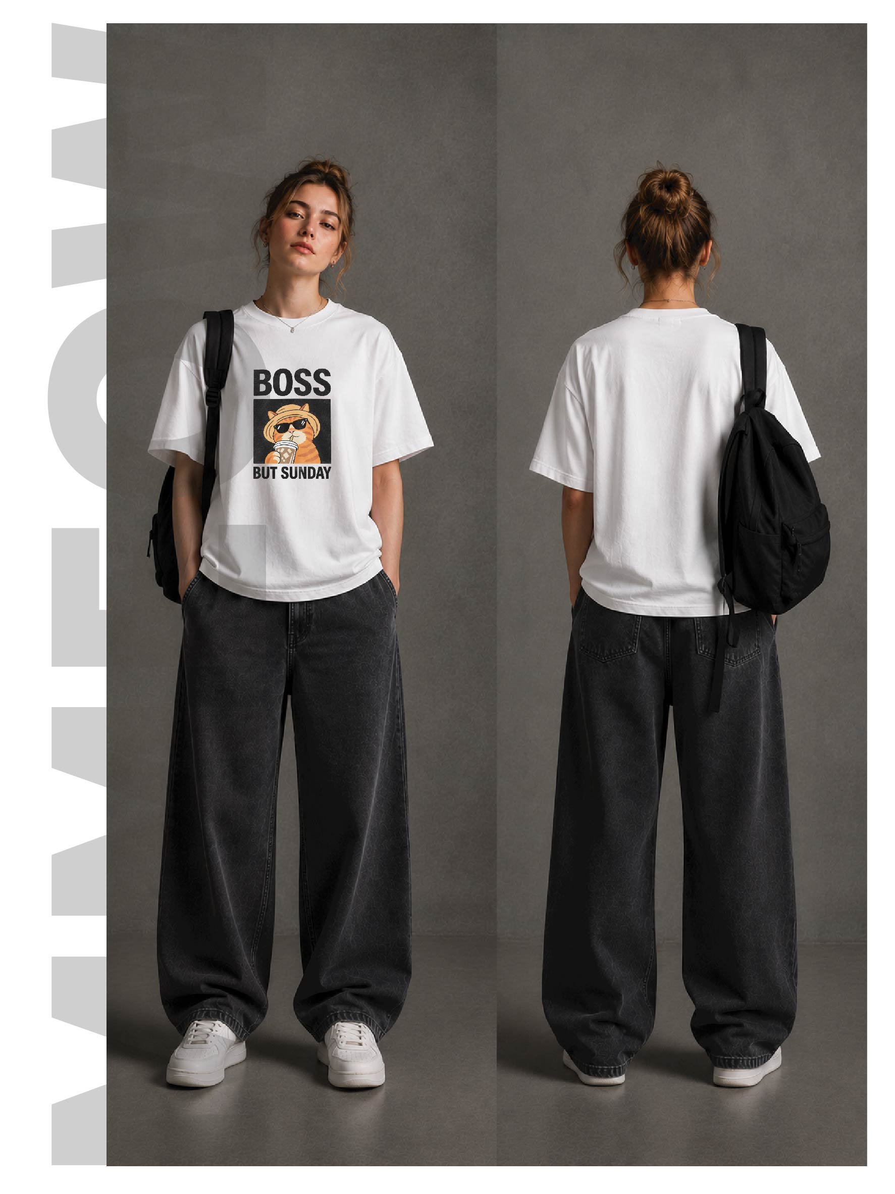 BOSS BUT SUNDAY BOXY T - SHIRT PRINTED product image (7)